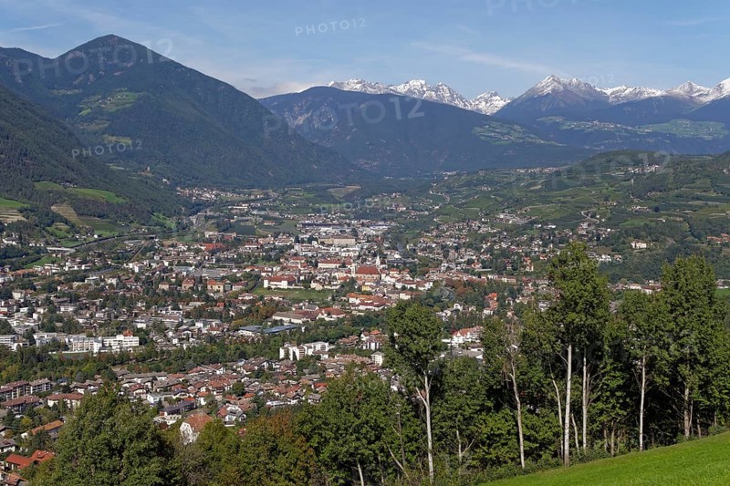 View of Brixen in the Eisack Valley