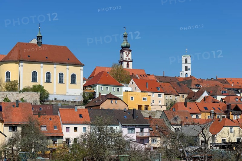Cityscape Sulzbach-Rosenberg with castle