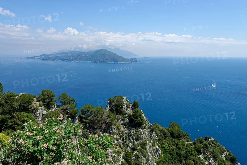 View from the park on the Amalfi Coast