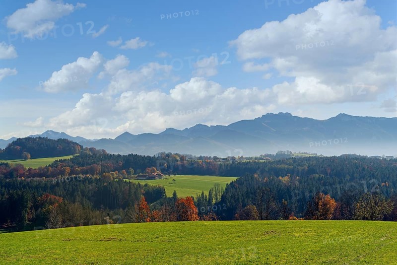 View from Parnsberg to Kampenwand