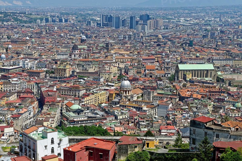 View of the city as seen from Castel Sant'Elmo