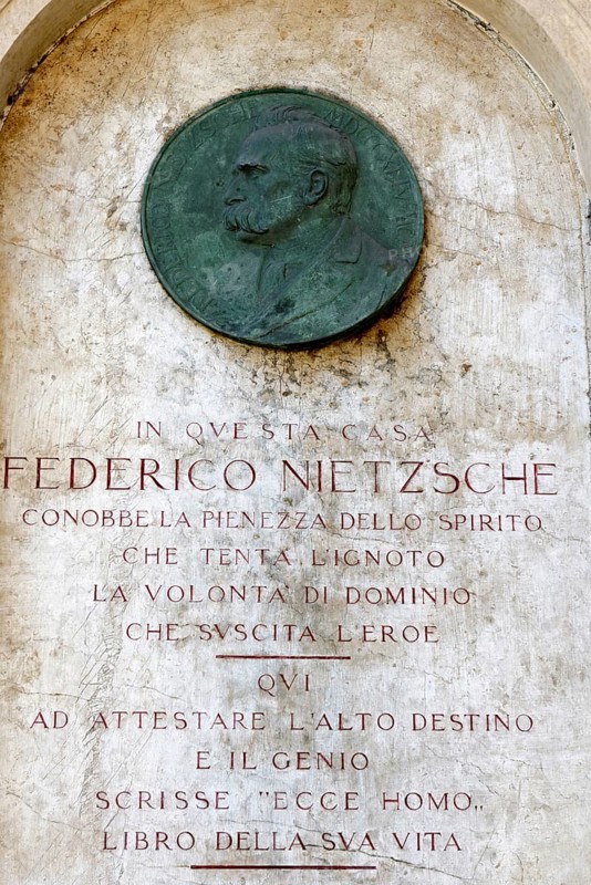 Memorial for the philosopher Friedrich Nietzsche