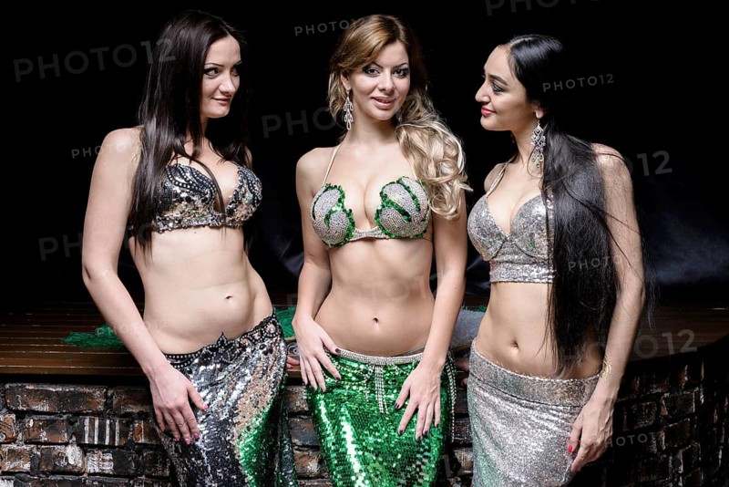 Belly dancer trio