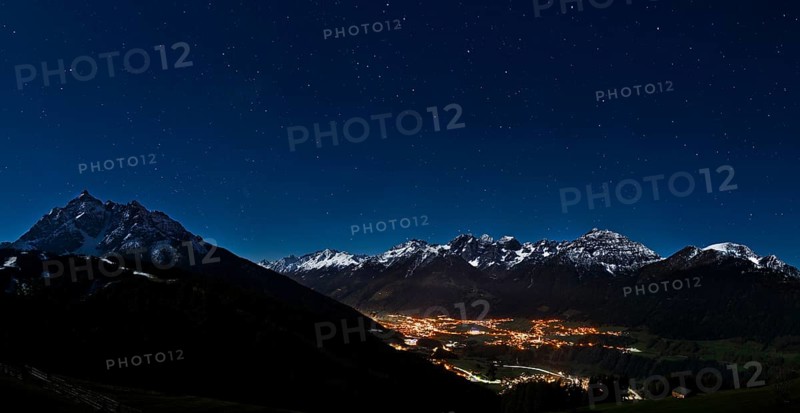 Landscape in the moonlight