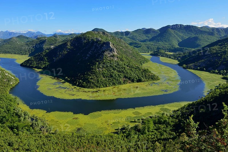 Big bend in river