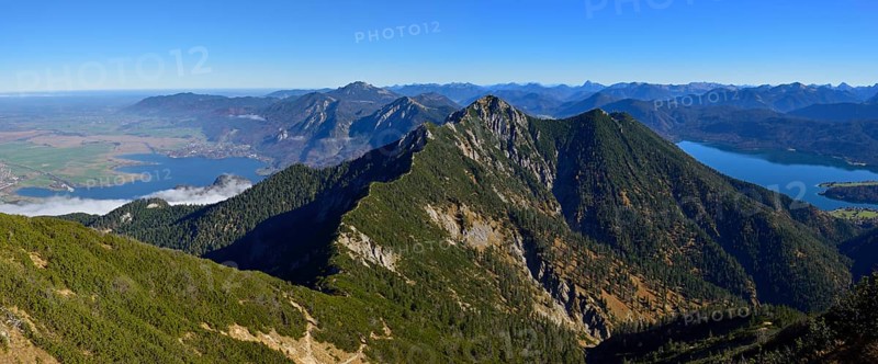 Panoramic view from Heimgarten to Herzogstand