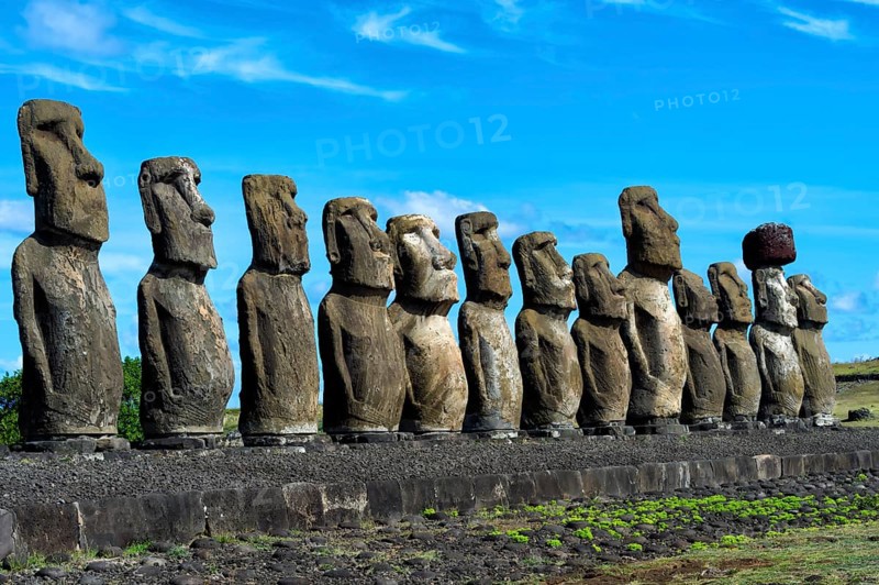 Moais at Ahu Tongariki