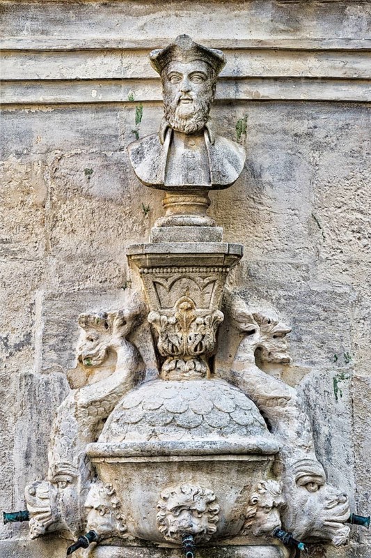 Nostradamus bust by Liotard de Lambesc