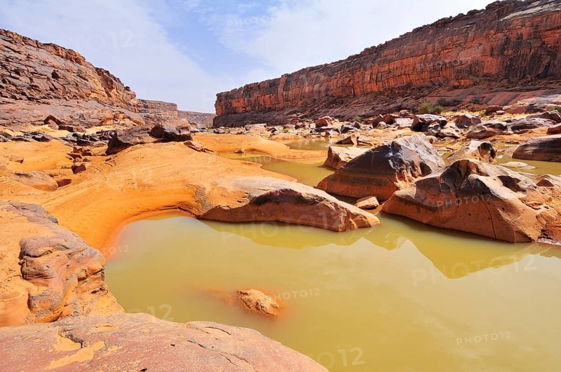 River valley with year-round water supplies