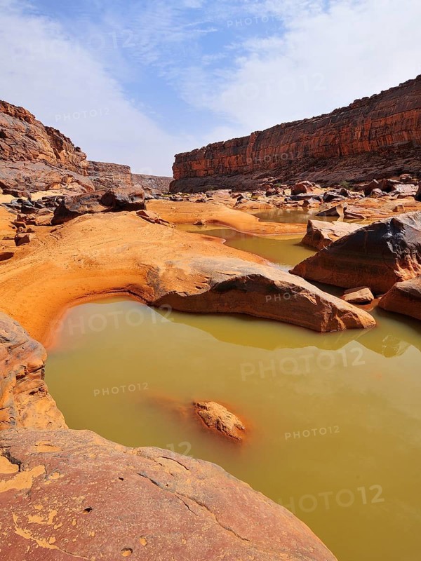 River valley with year-round water supplies