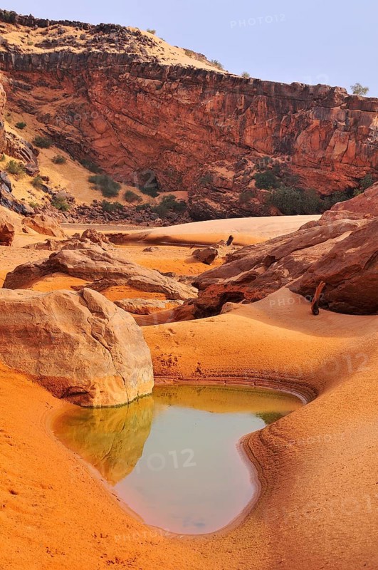 River valley with year-round water supplies
