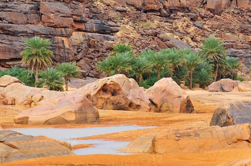 River valley with year-round water supplies