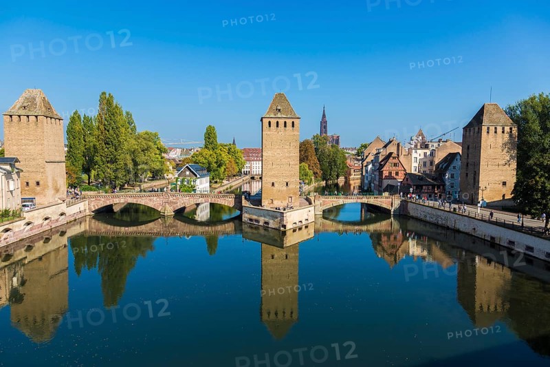 River Ill at Ponts Couverts bridges, Strasbourg