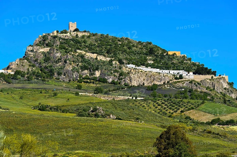 Hill with the keep of a Moorish castle