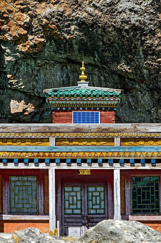 Bogd temple in Tuvkhun Monastery