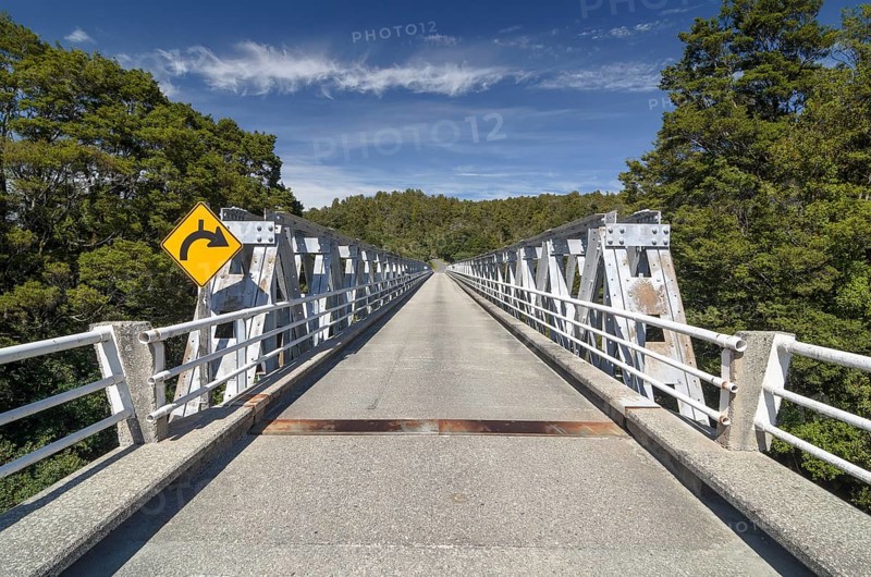 Girder bridge over Arawhata River