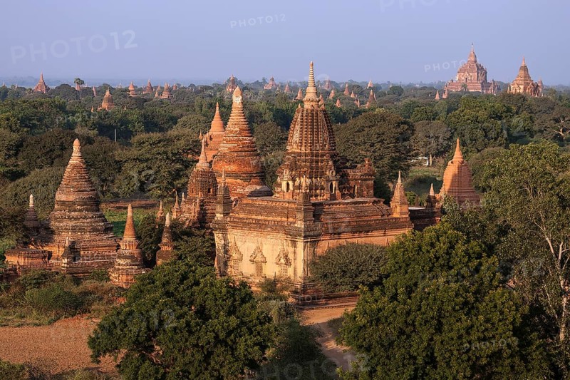 View of pagodas
