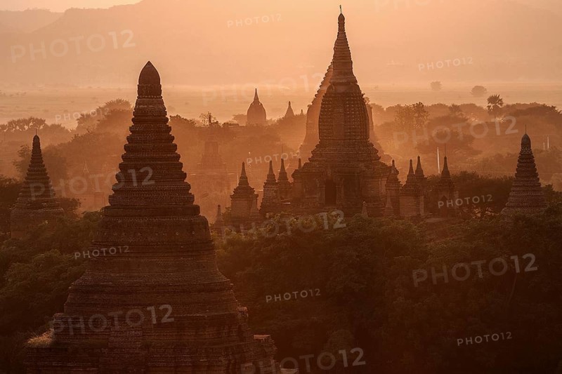 View of pagodas