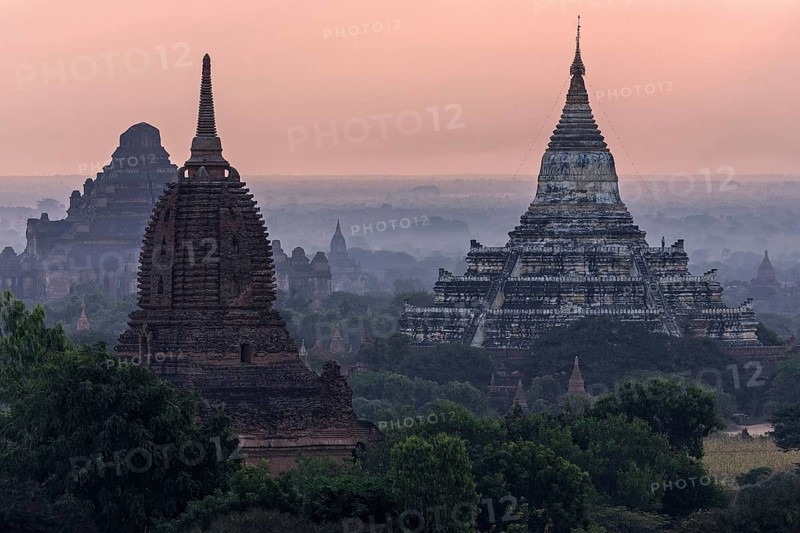 View of pagodas