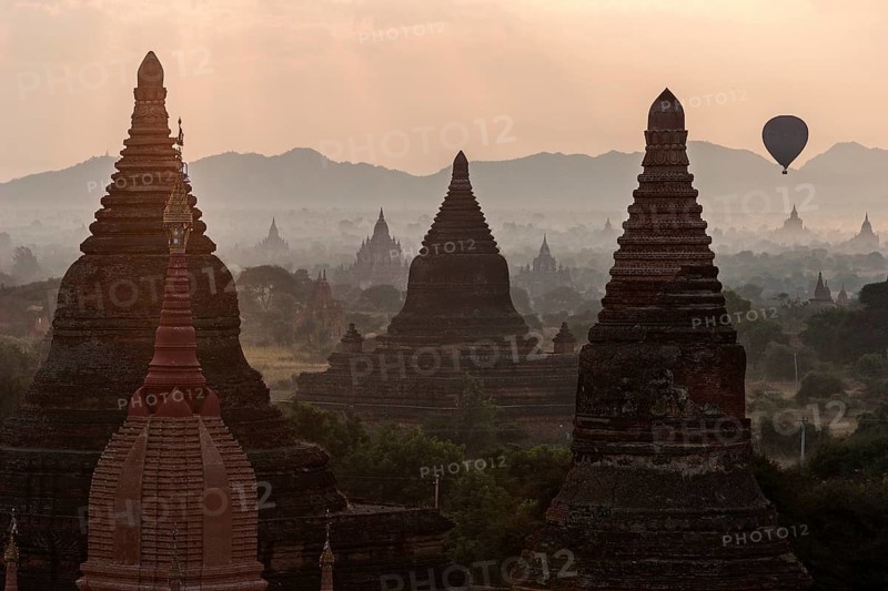 View of pagodas