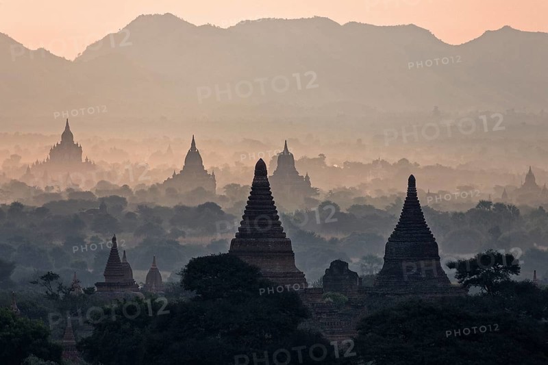 View of pagodas