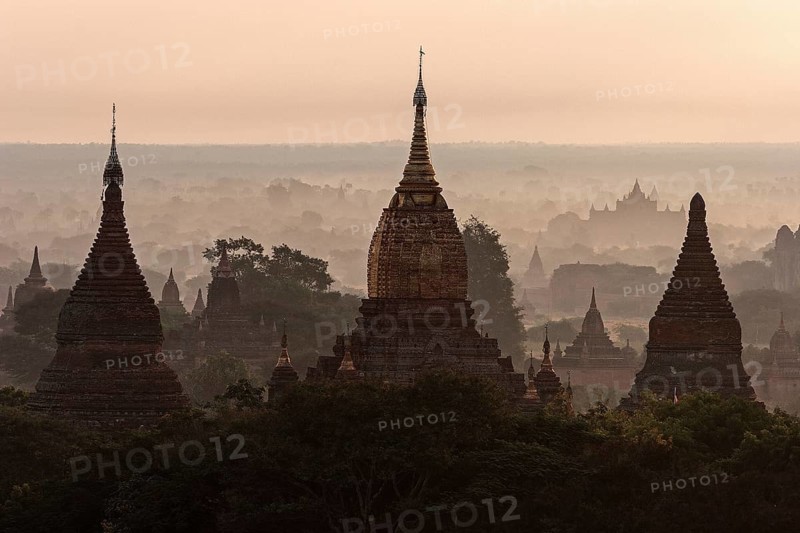 View of pagodas
