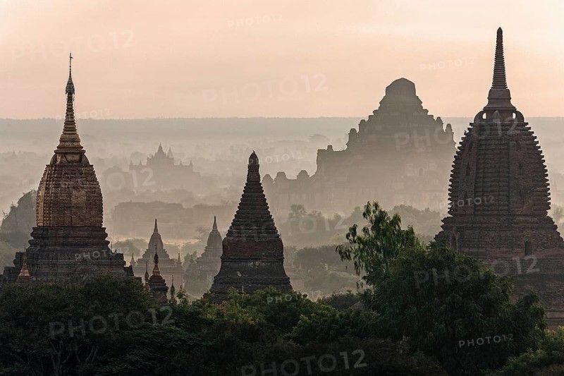 View of pagodas
