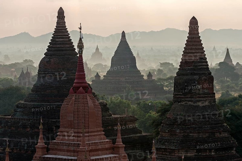 View of pagodas