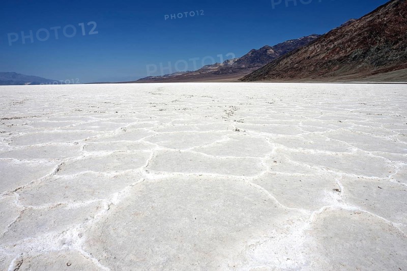 Salt crust in Badwater Basin salt pan