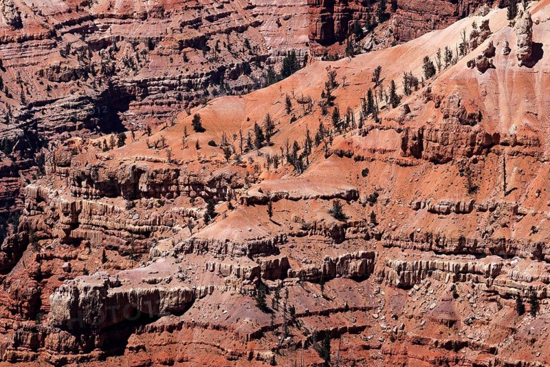 Views of bizarre sandstone erosions in Amphitheater