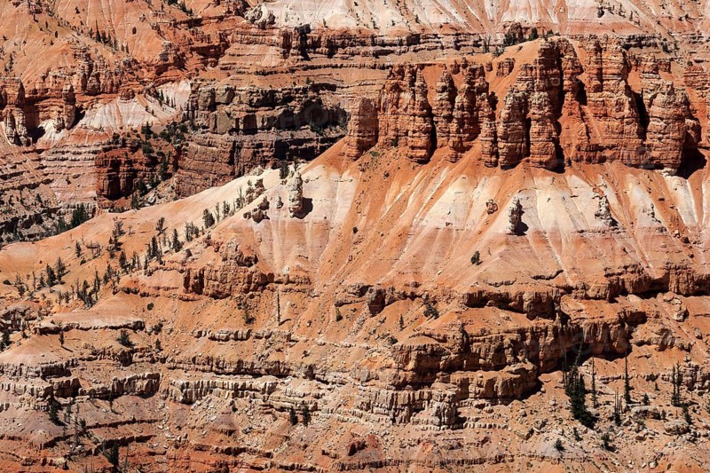 Views of bizarre sandstone erosions in Amphitheater