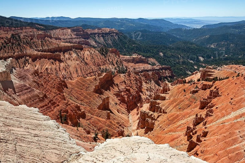 Views of bizarre sandstone erosions in Amphitheater