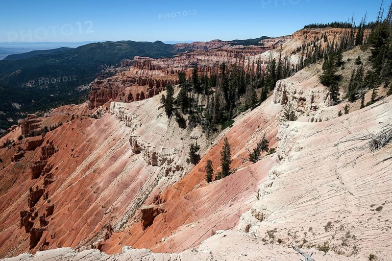 Views of bizarre sandstone erosions in Amphitheater
