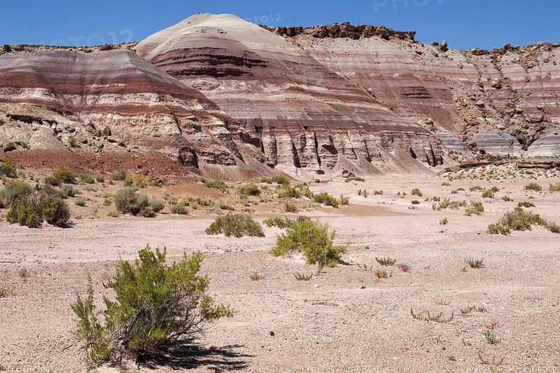 Coloured rock formations on Utah State Route 24