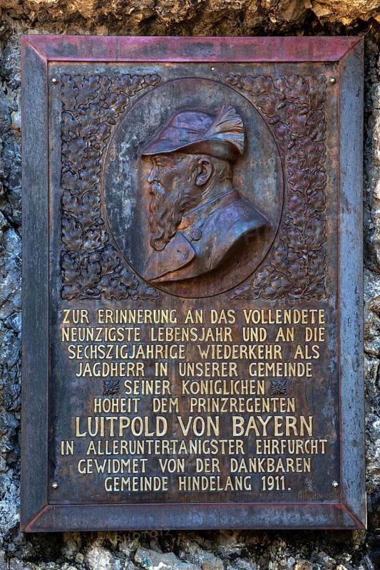 Plaque to Luitpold of Bavaria