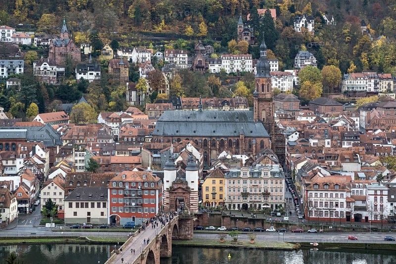 View from Philsophenweg to Neckar