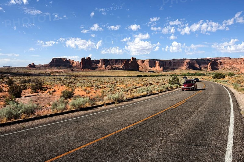 Road with cars