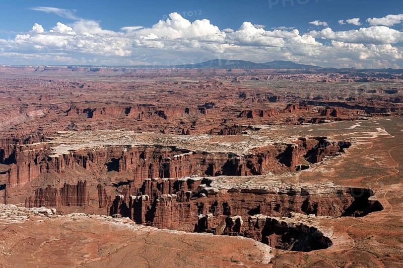 View of erosion landscape from Grand View Point Overlook
