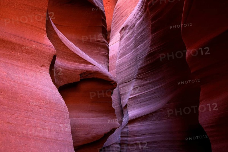 Sandstone formations in Upper Antelope Canyon