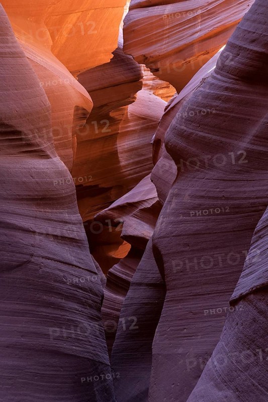 Colourful sandstone formations