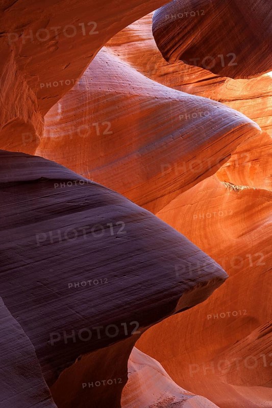Colourful sandstone formations