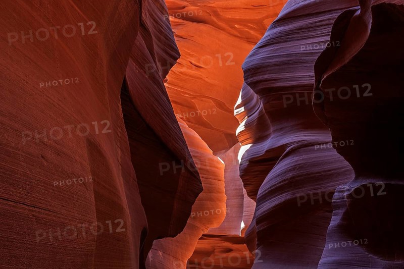 Colourful sandstone formations