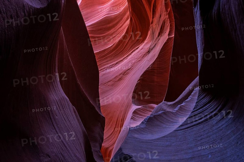 Colourful sandstone formations