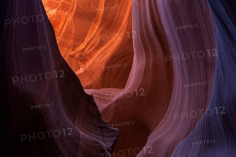 Colourful sandstone formations
