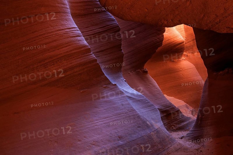 Colourful sandstone formations