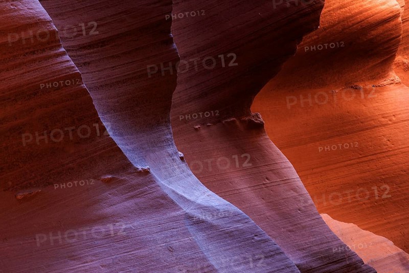 Colourful sandstone formations