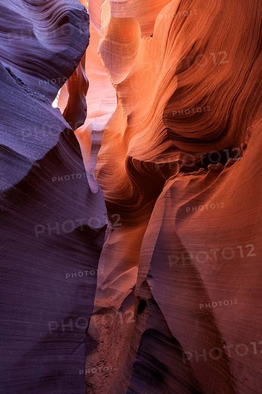 Colourful sandstone formations