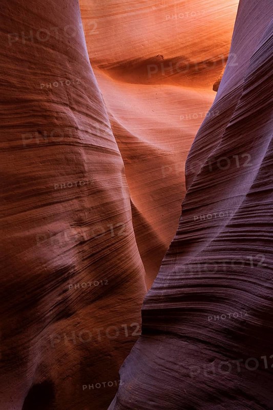 Colourful sandstone formations
