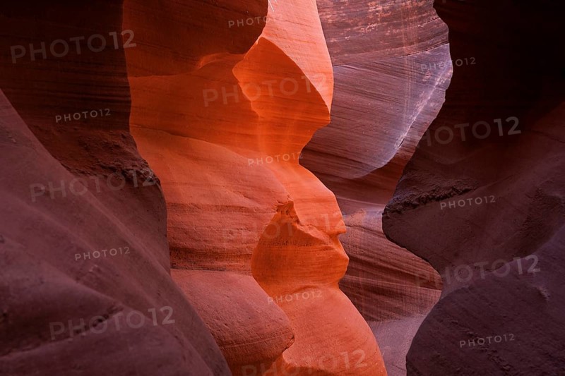 Colourful sandstone formations