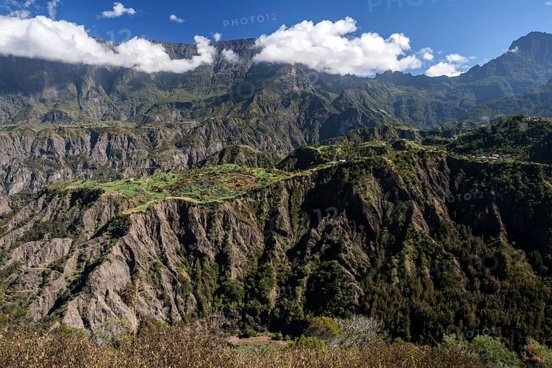 View in the caldera Cirque de Cilaos
